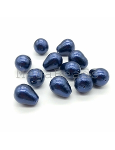 Хлопковый жемчуг MIYUKI, dk.blue, 15*20 мм